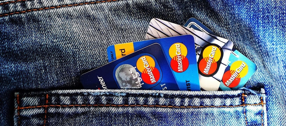 Kredit Karte und Kontokarte für P-Konto